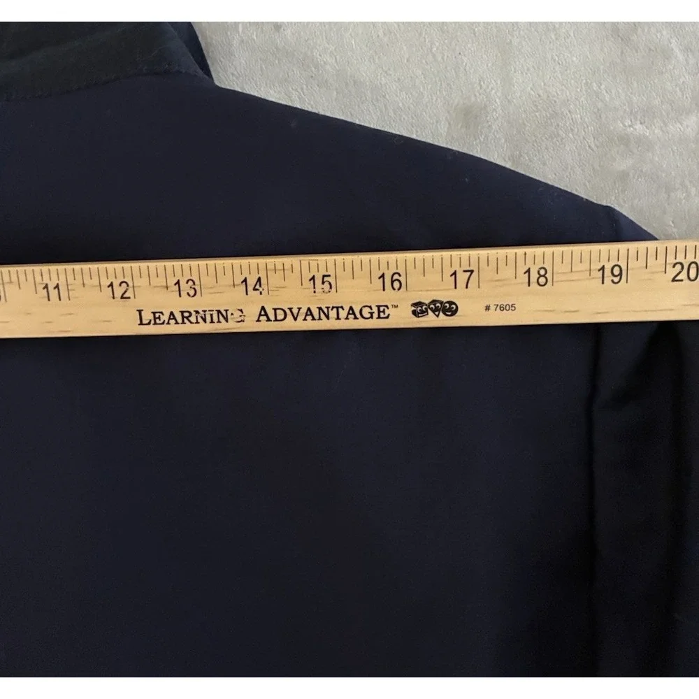 Gucci Uniform Blazer Men's 44 Navy Wool Mohair Gold Buttons